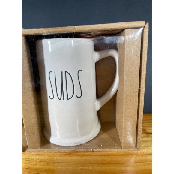 🍺new Rae Dunn Beer & Suds Steins Pint 2020 White - Picture 3 of 9